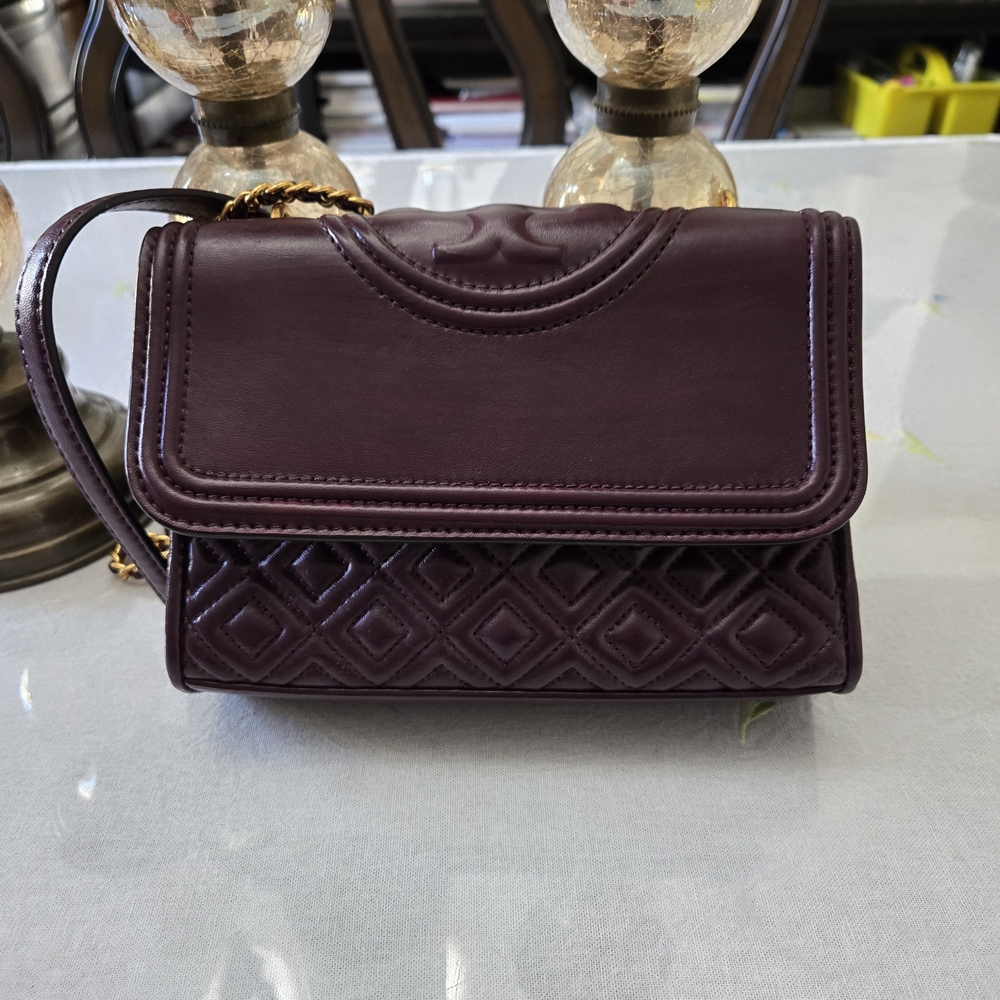 Tory Burch Deep Purple Crossbody Bag